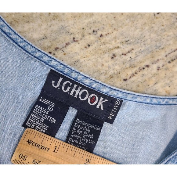 Blue Buttoned Puff Sleeve Sundress - Picture 7 of 15